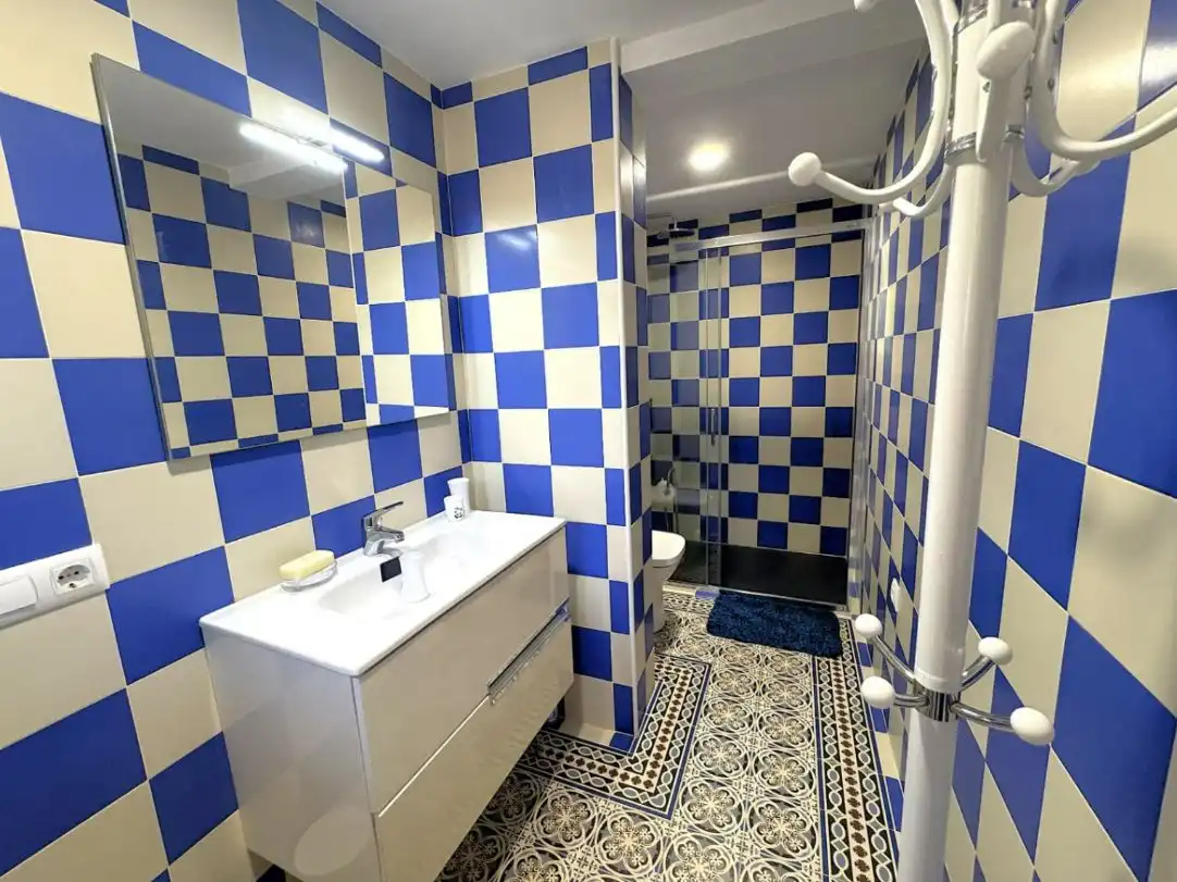 Bathroom of Houses for sale in Calpe / Calp  with Air Conditioner, Heating and Private garden