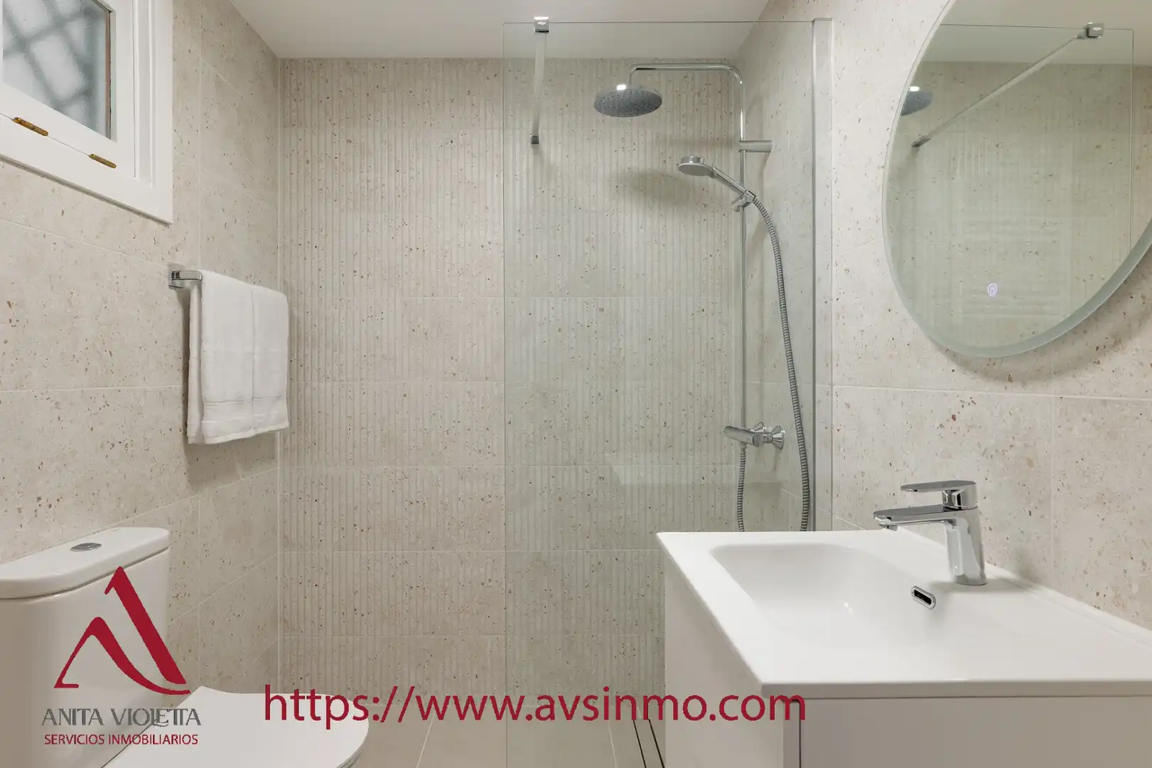 Bathroom of Apartments for rent in Torrevieja  with Air Conditioner, Furnished and Oven