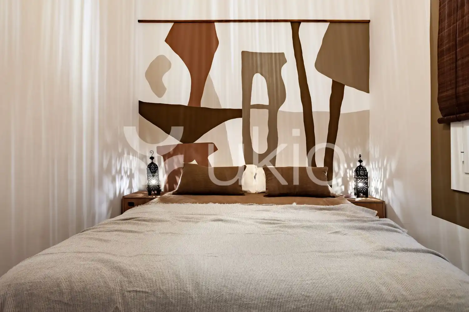 Bedroom of Flat for rent in Barcelona  with Air Conditioner, Heating and Terrace