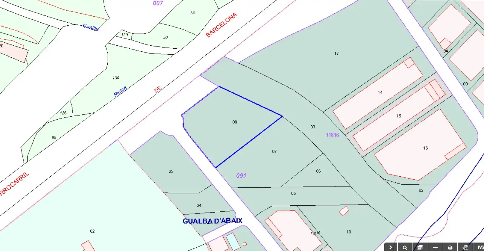 Fabrik Grundstücke zum Verkauf in Gualba