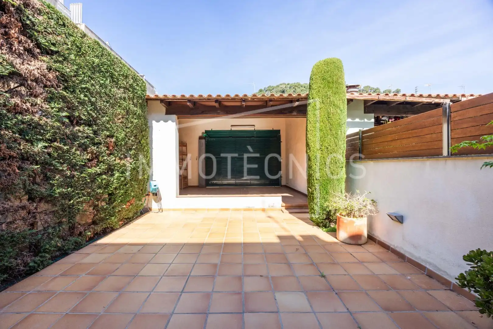 Terrasse von Einfamilien-Reihenhaus zum Verkauf in La Garriga mit Heizung und Terrasse