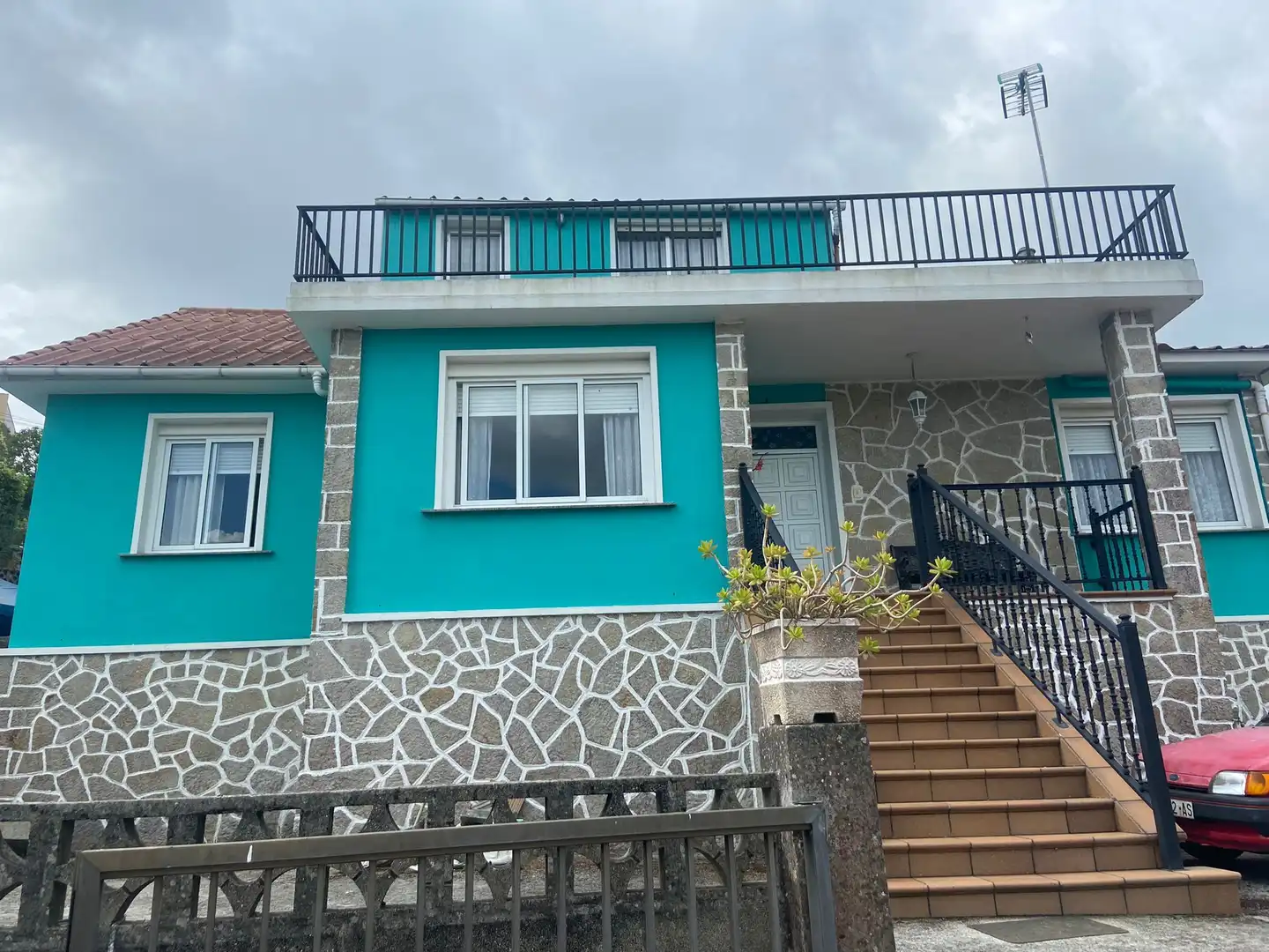 Vista exterior de Casa o xalet en venda en Ferrol amb Jardí privat