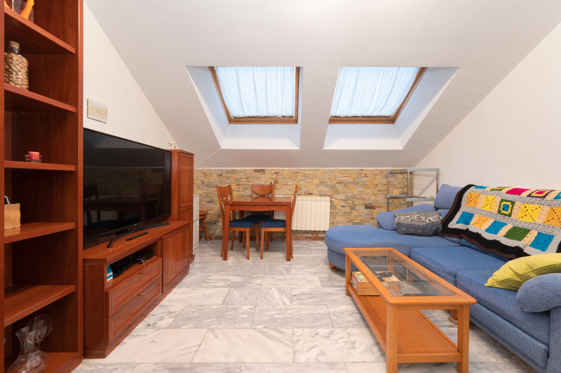 Living room of Flat for sale in Colmenar Viejo  with Air Conditioner, Heating and Storage room