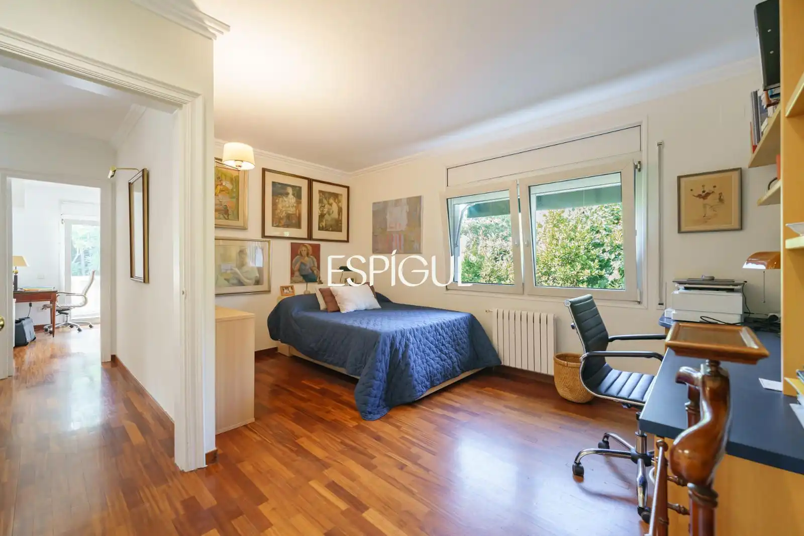 Bedroom of Houses for sale in Sant Cugat del Vallès  with Air Conditioner, Heating and Parquet flooring