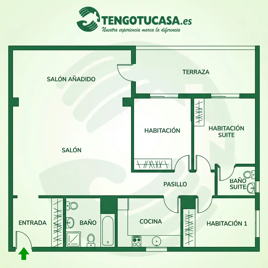 Dachboden zum Verkauf in Madrid mit Klimaanlage, Heizung und Terrasse