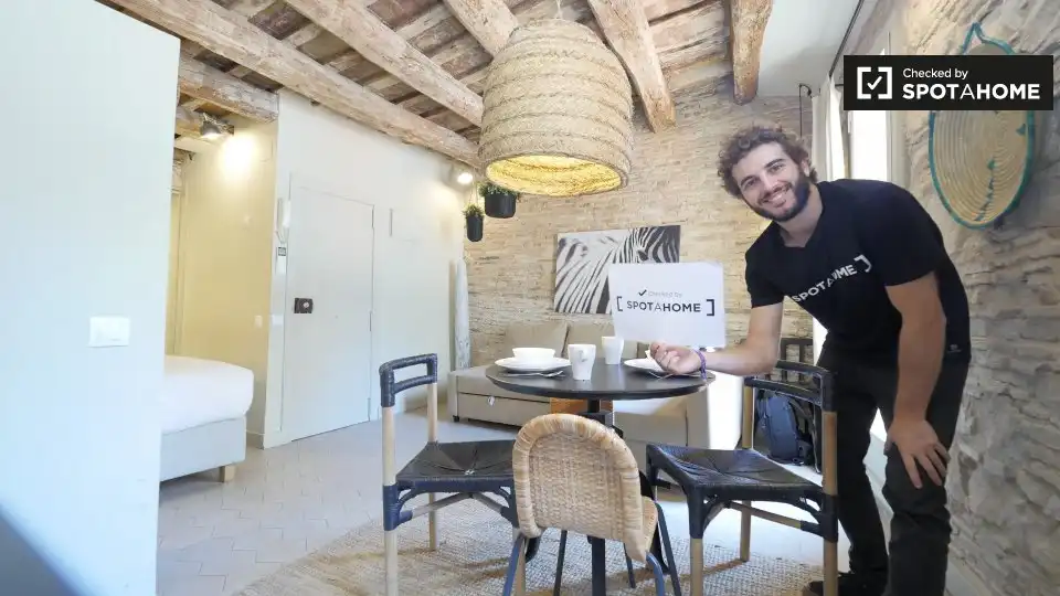 Appartamento con terrazza in affitto a Ciutat Vella, imagen 17