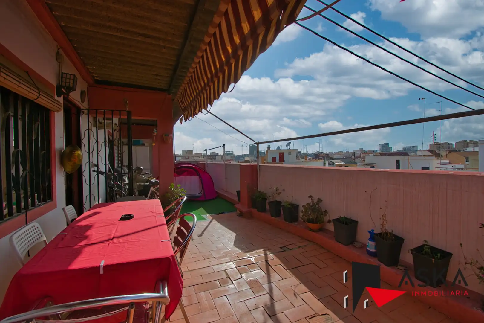 Terraza de Ático en venta en Valencia con Aire acondicionado, Terraza y Amueblado