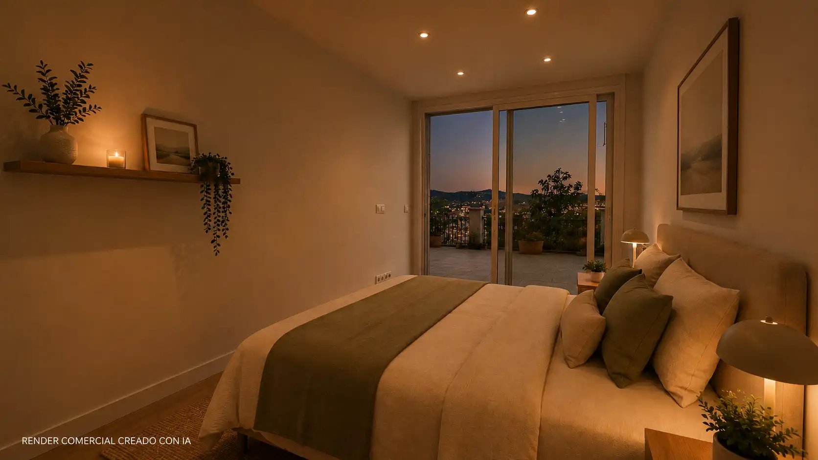 Dormitori de Dúplex en venda en Barcelona amb Aire condicionat, Calefacció i Jardí privat