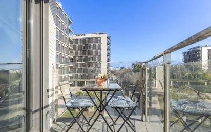 Terrace of Flat for sale in Castellón de la Plana / Castelló de la Plana  with Air Conditioner, Heating and Private garden