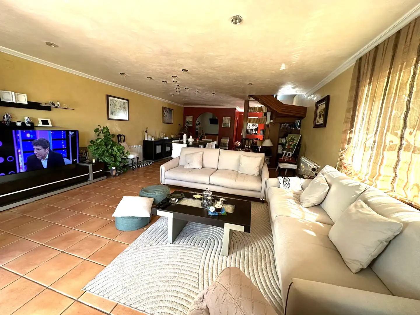Sala de estar de Casa o chalet en venta en Peñíscola / Peníscola con Jardín privado, Amueblado y Horno