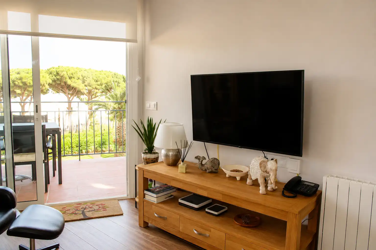 Sala d'estar de Apartament en venda en Palamós amb Aire condicionat, Calefacció i Terrassa