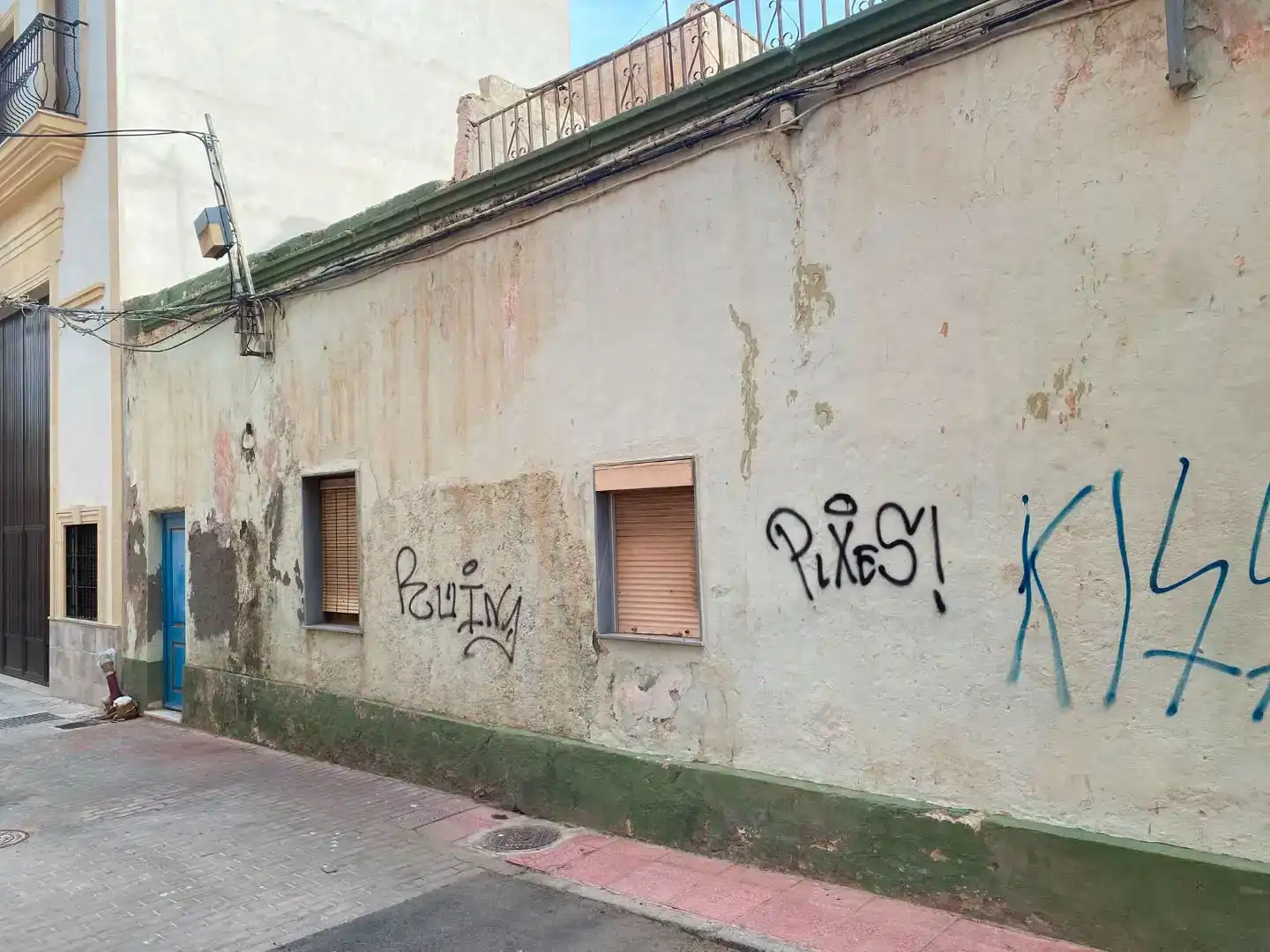 Vista exterior de Planta baixa en venda en Almería