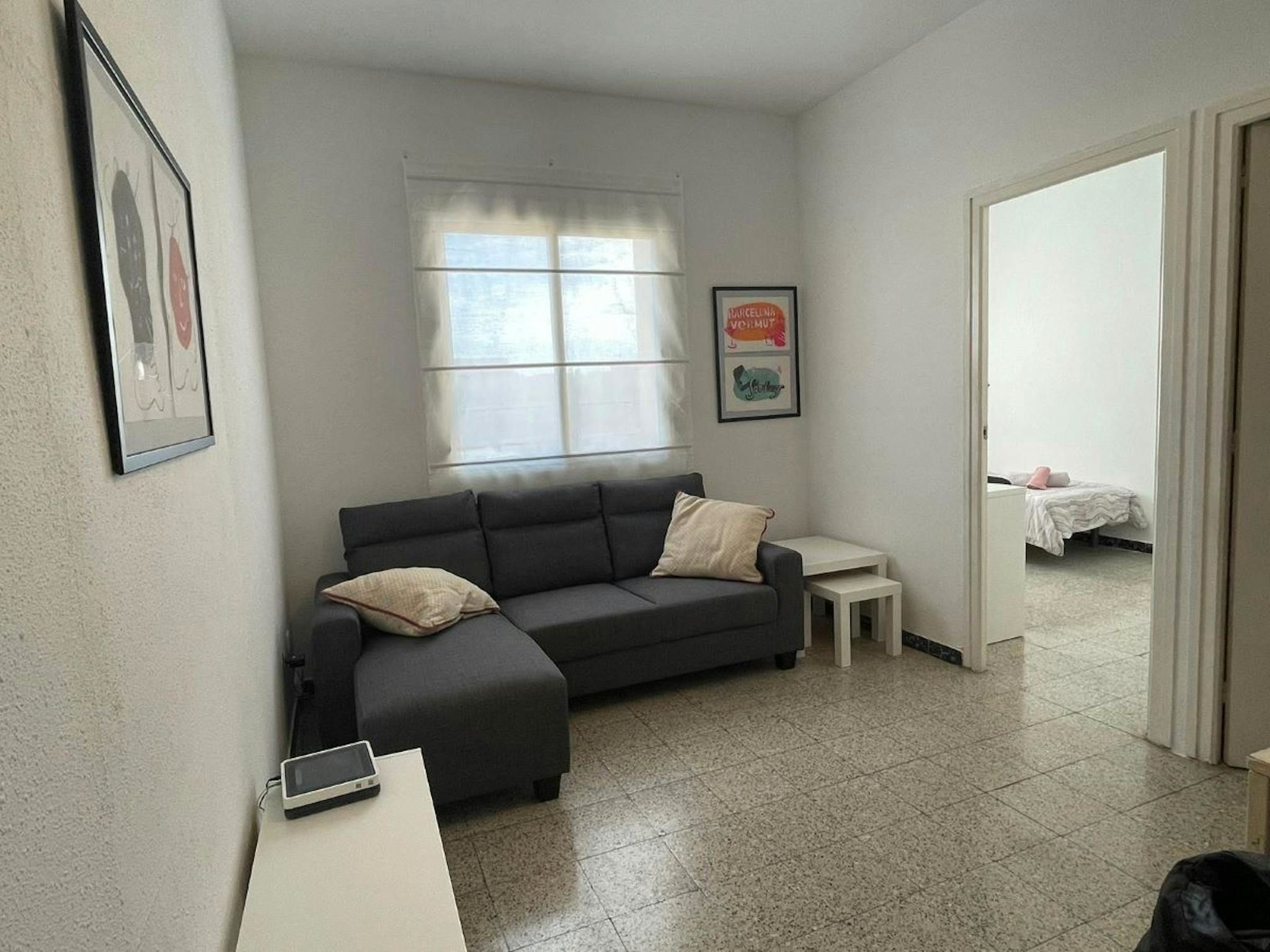 Living room of Flat to rent in  Barcelona Capital  with Heating, Furnished and Washing machine