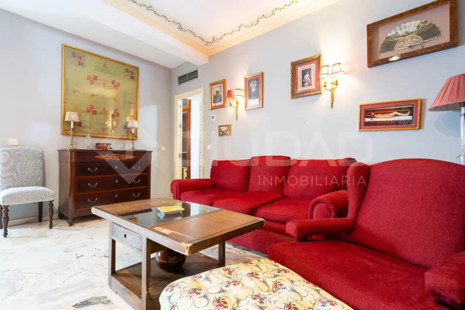 Sala de estar de Piso en venta en Sevilla