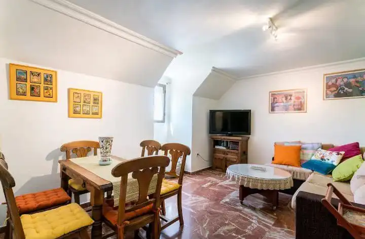 Sala de estar de Ático en venta en Sevilla con Aire acondicionado y Calefacción