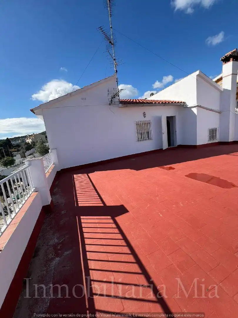 Exterior view of Houses for sale in Málaga  with Air Conditioner, Private garden and Terrace
