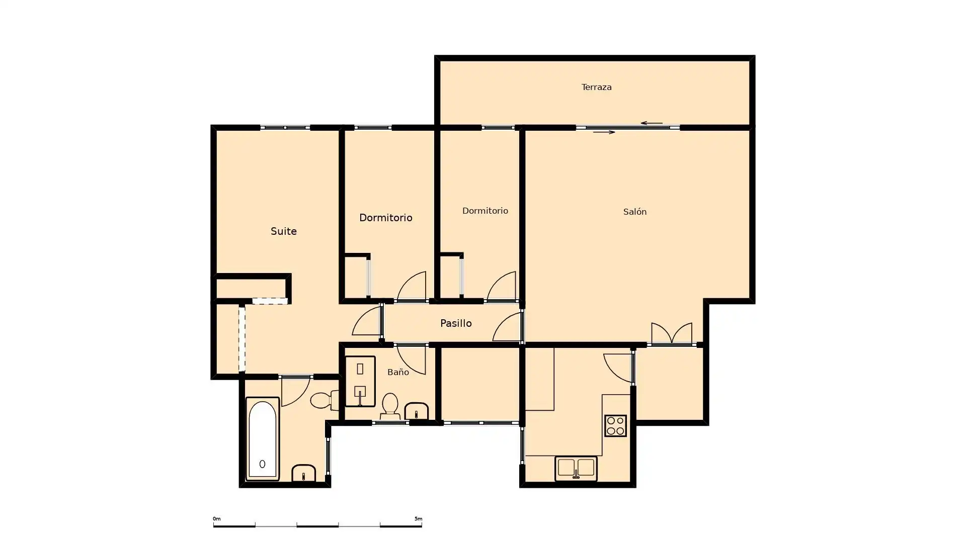 Wohnung zum Verkauf in Tarragona mit Klimaanlage, Heizung und Terrasse