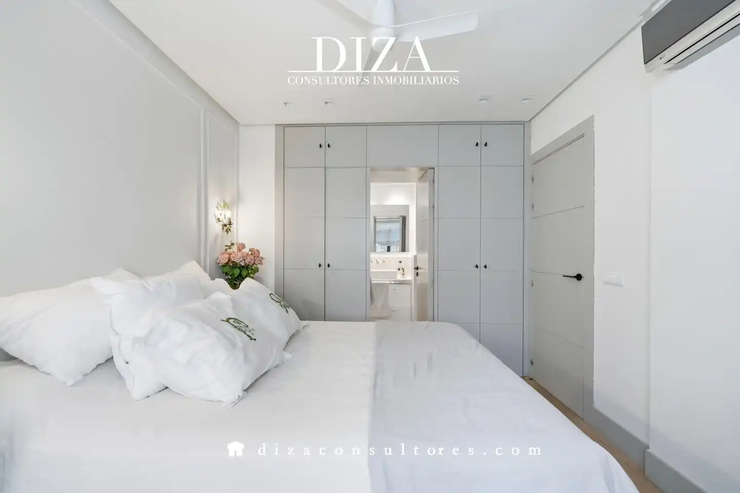 Bedroom of Flat for rent in Madrid  with Air Conditioner, Heating and Furnished