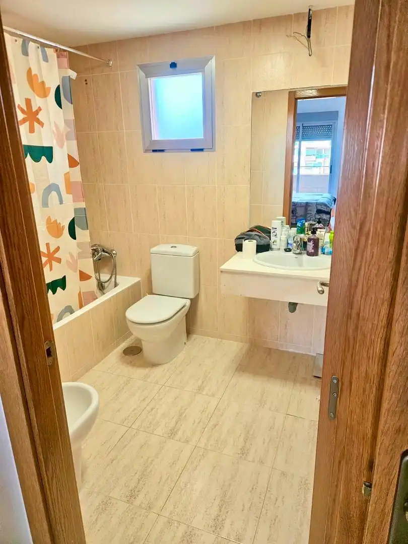 Bathroom of Flat for sale in Villajoyosa / La Vila Joiosa  with Air Conditioner, Private garden and Terrace