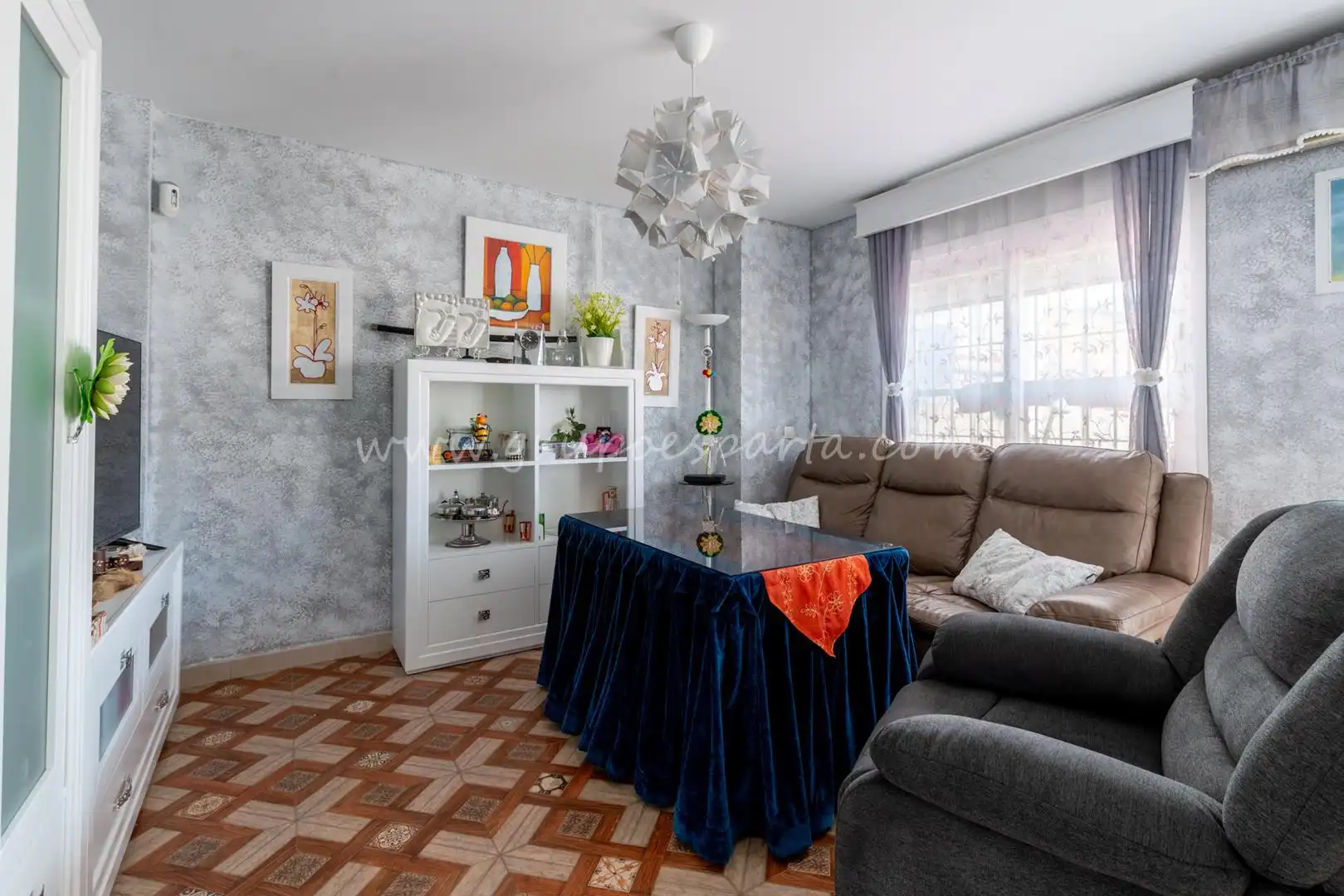 Dormitori de Casa adosada en venda en Huévar del Aljarafe amb Aire condicionat, Jardí privat i Traster