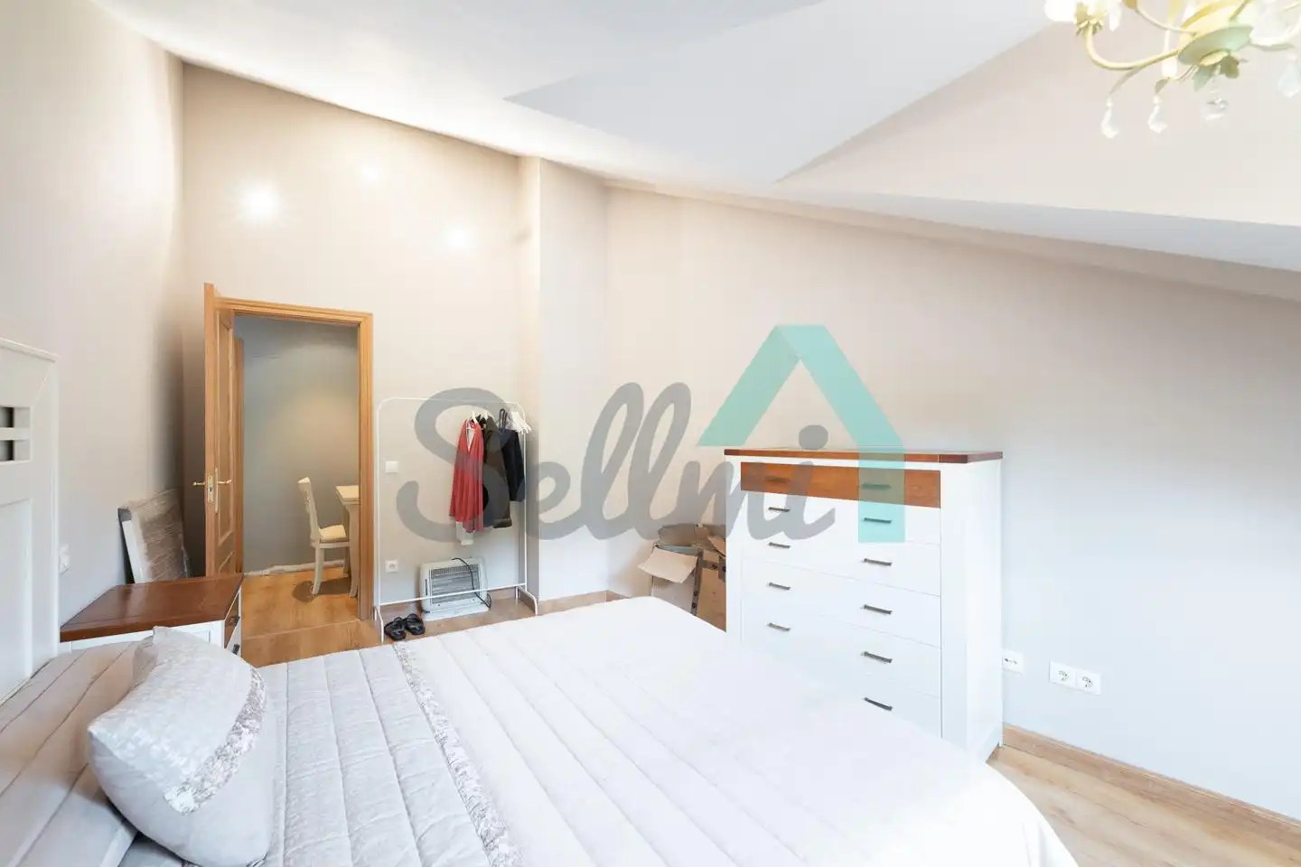 Bedroom of Flat for sale in Aller  with Heating and Storage room
