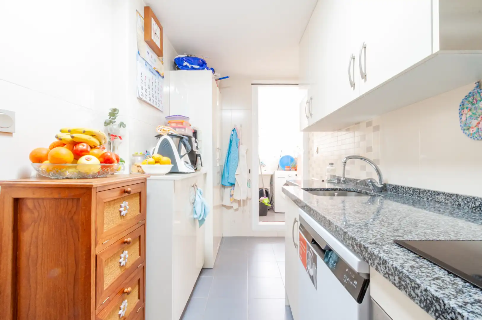 Kitchen of Flat for sale in Roquetas de Mar  with Furnished, Oven and Washing machine
