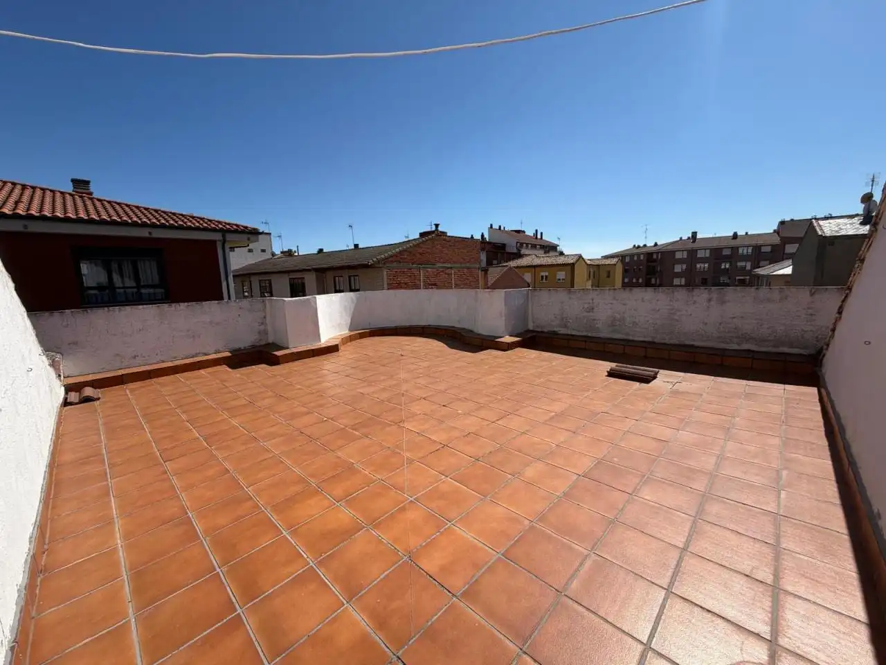 Terrassa de Casa o xalet en venda en Villarejo de Órbigo amb Calefacció, Parquet i Terrassa