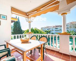 Garden of Flat to rent in Marbella  with Air Conditioner and Furnished