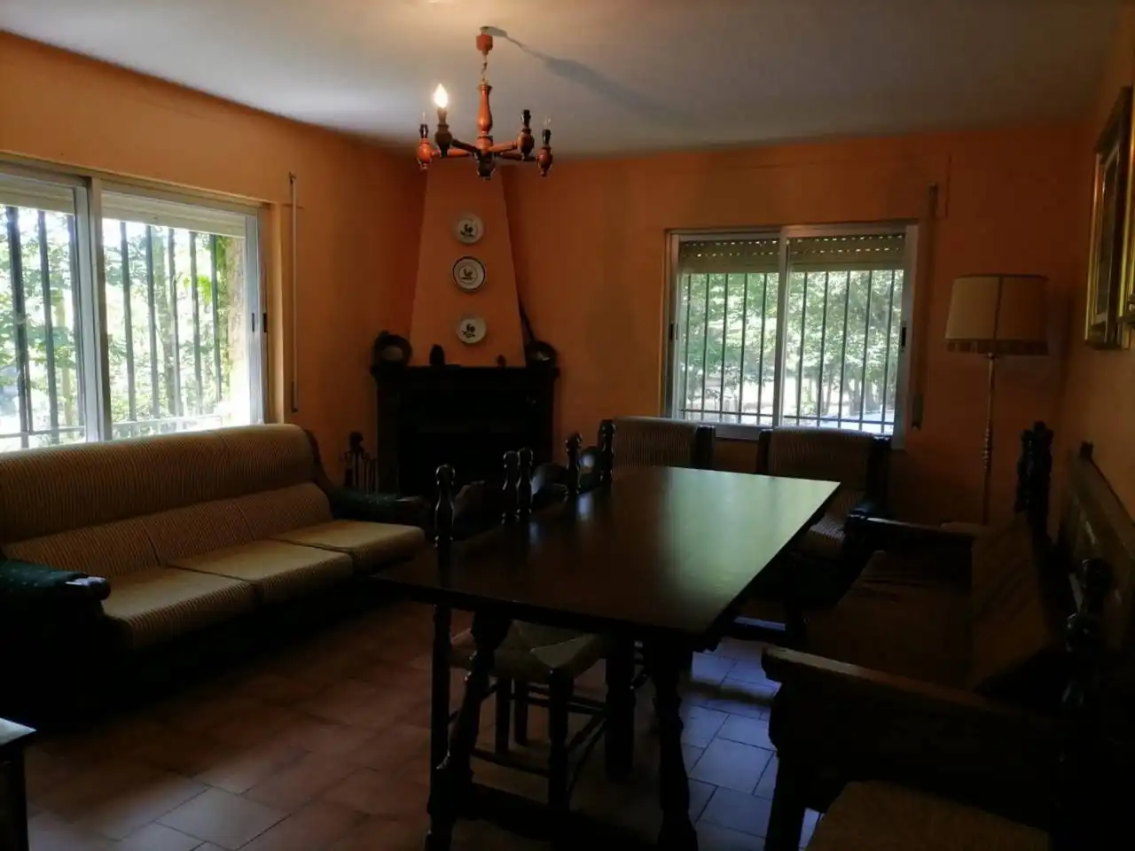 Dining room of Country homes for sale in Navasfrías  with Heating, Private garden and Terrace