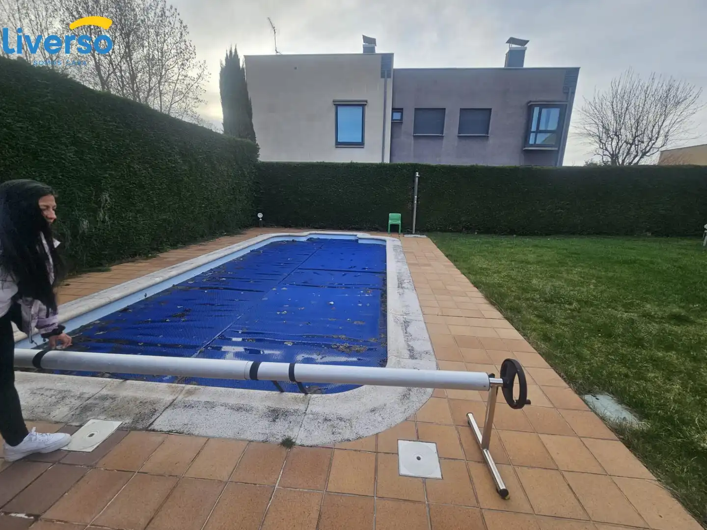 Piscina de Casa o chalet en venta en Castrillo del Val con Calefacción, Parquet y Terraza