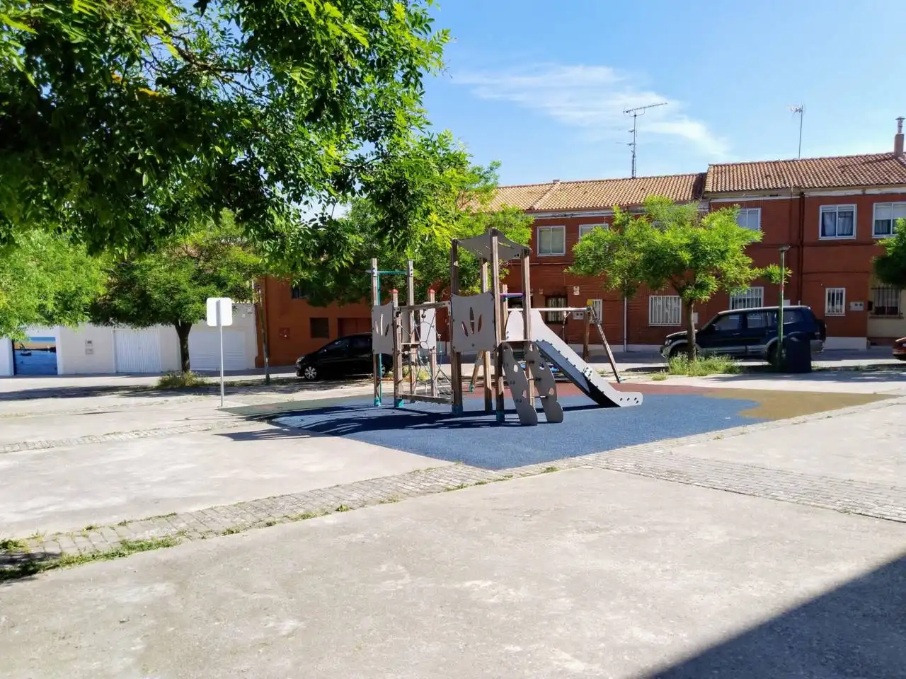 Parking of Flat for rent in Burgos  with Heating, Terrace and Furnished