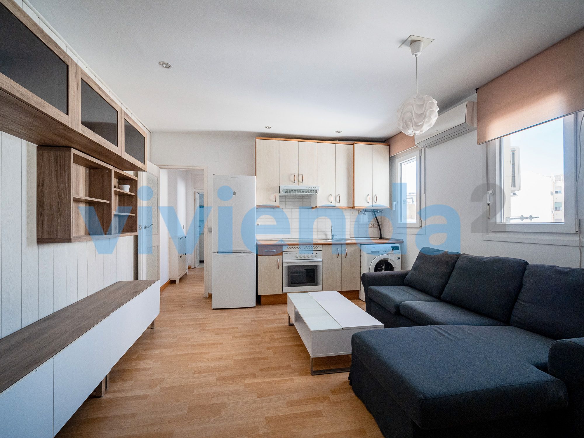 Living room of Flat for sale in  Madrid Capital  with Air Conditioner, Heating and Furnished