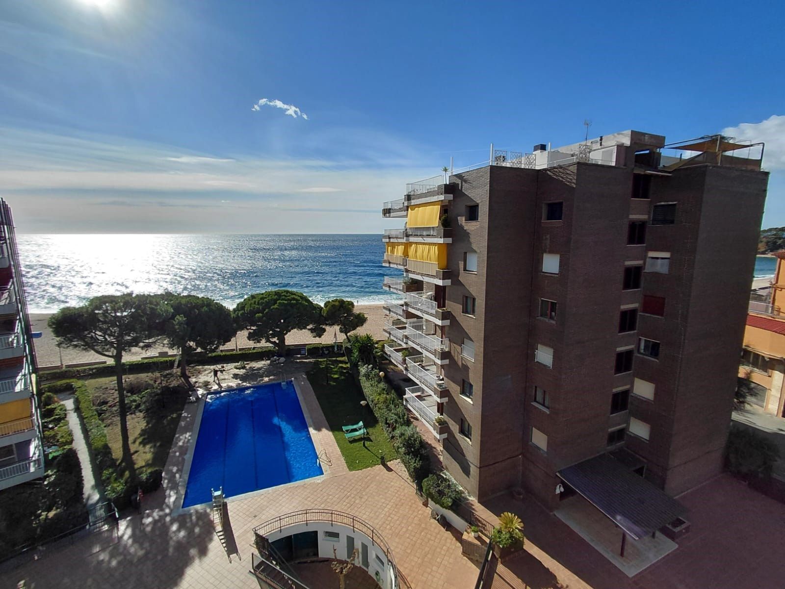 Piscina de Pis de lloguer en Lloret de Mar amb Calefacció, Terrassa i Moblat
