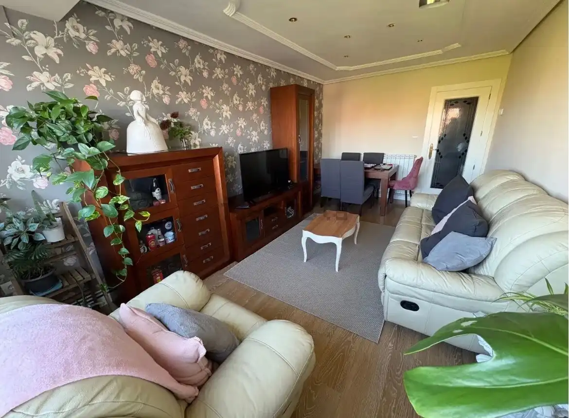 Sala de estar de Piso en venta en Valladolid con Calefacción, Amueblado y Horno