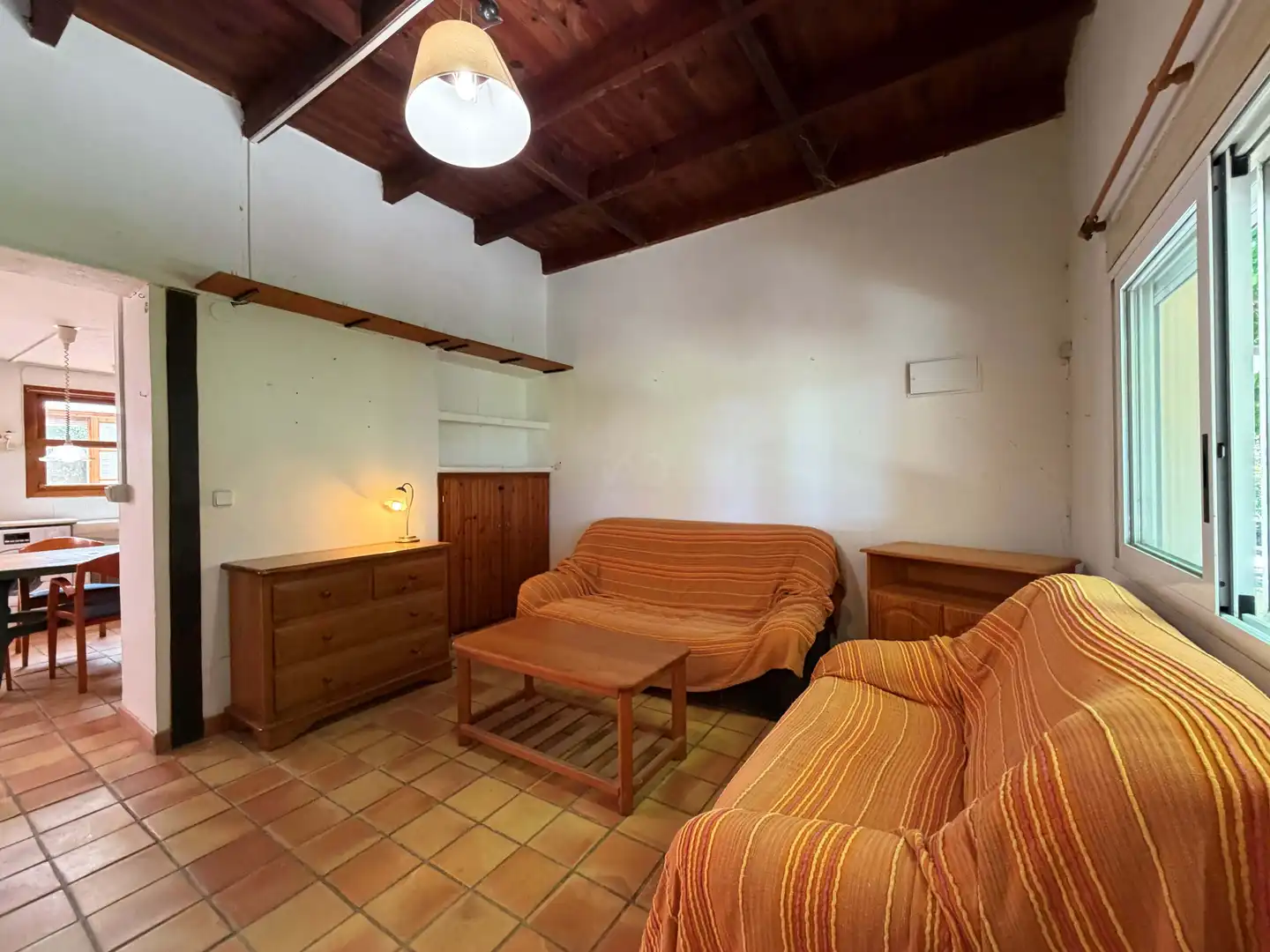 Sala d'estar de Casa adosada en venda en Ondara amb Terrassa