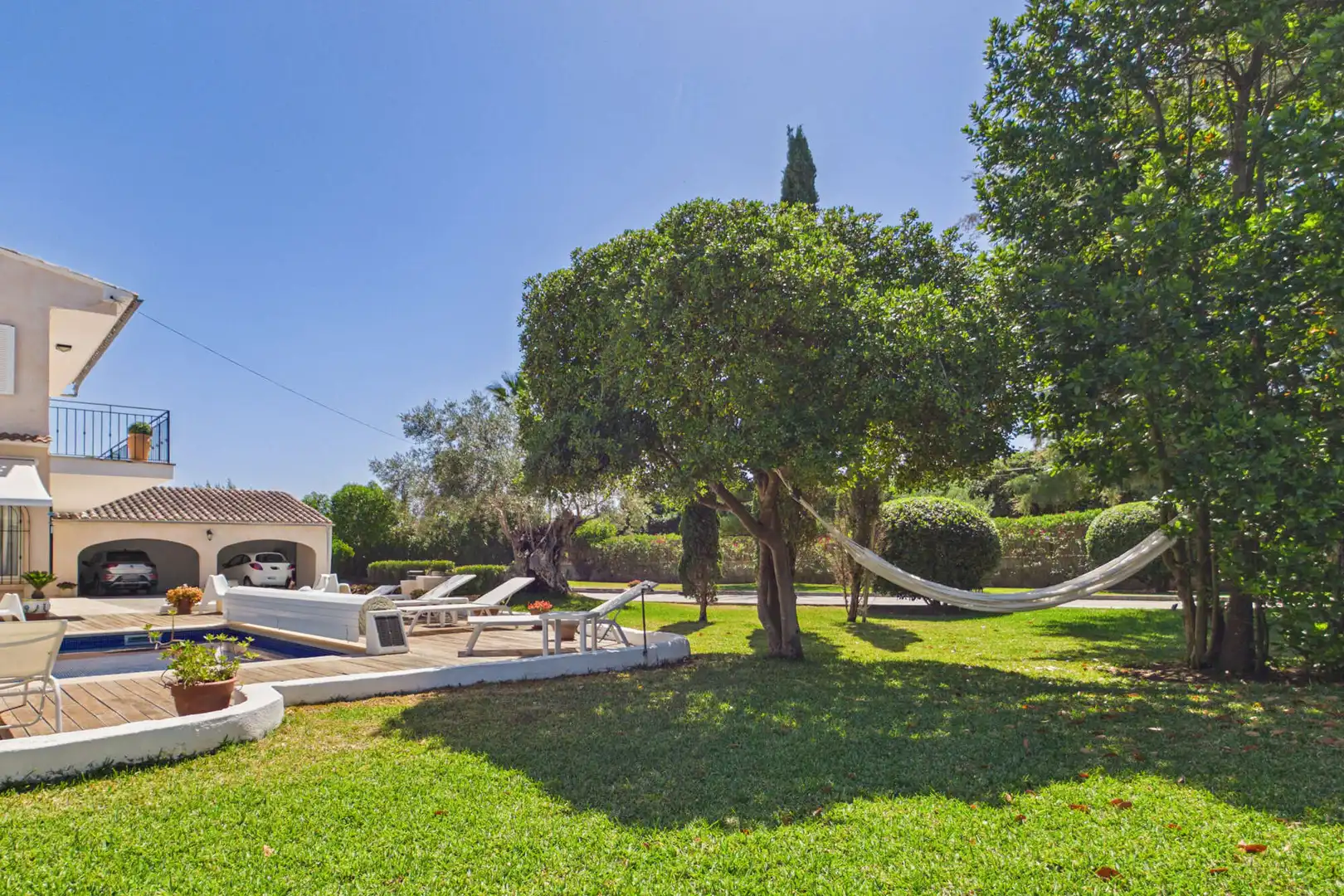 Jardín de Finca rústica en venta en Muro con Aire acondicionado, Terraza y Amueblado