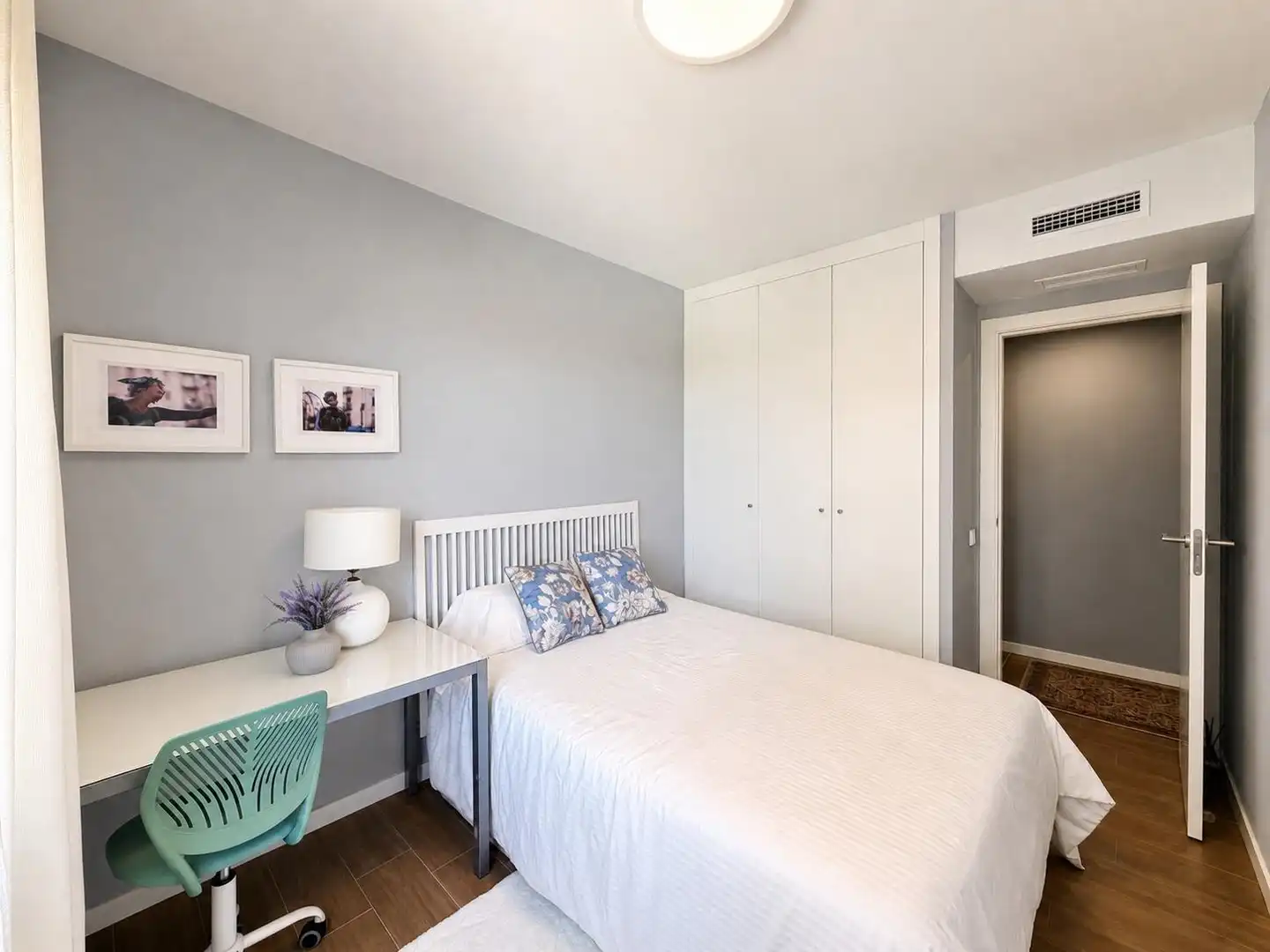 Schlafzimmer von Wohnung zum Verkauf in Valencia mit Klimaanlage, Terrasse und Abstellraum