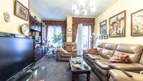 Living room of Flat for sale in Bilbao   with Heating, Terrace and Furnished