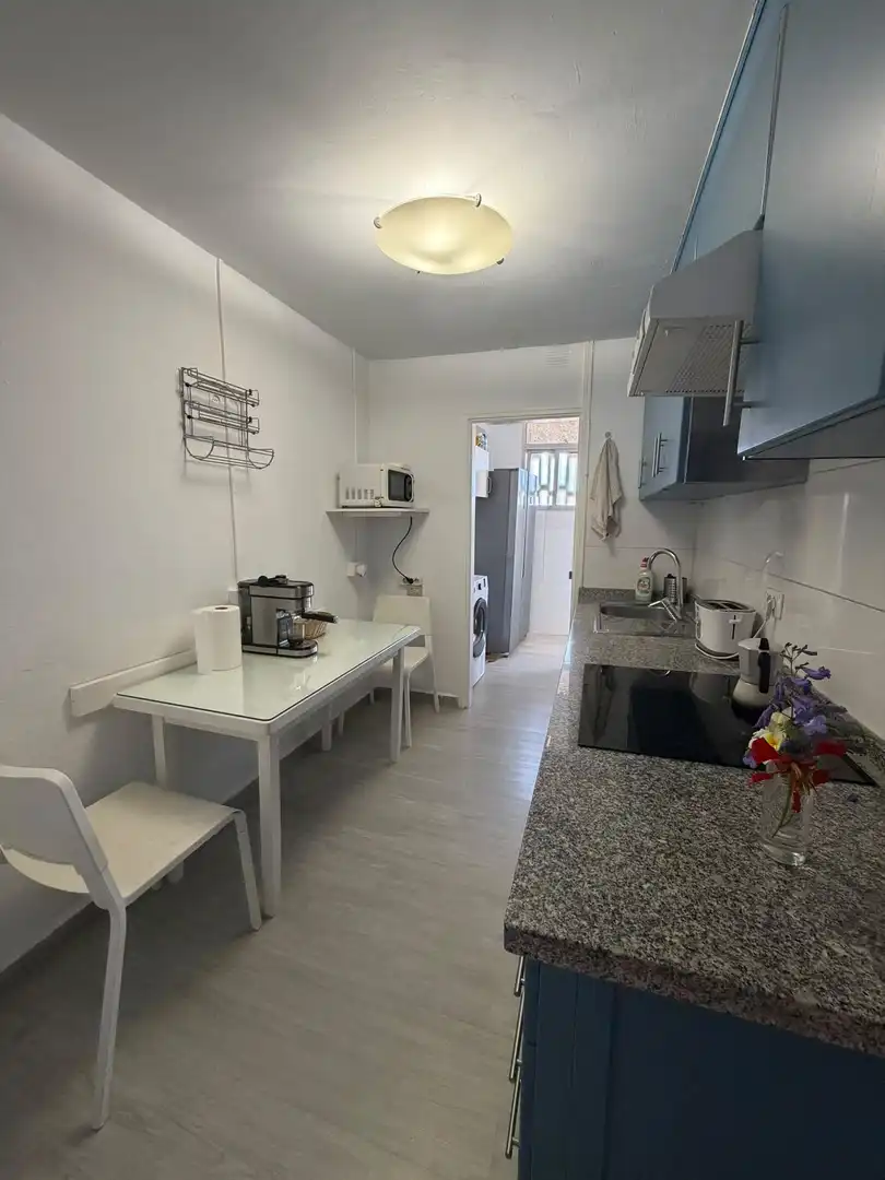 Cocina de Piso de alquiler en Santa Cruz de Tenerife con Jardín privado, Terraza y Amueblado