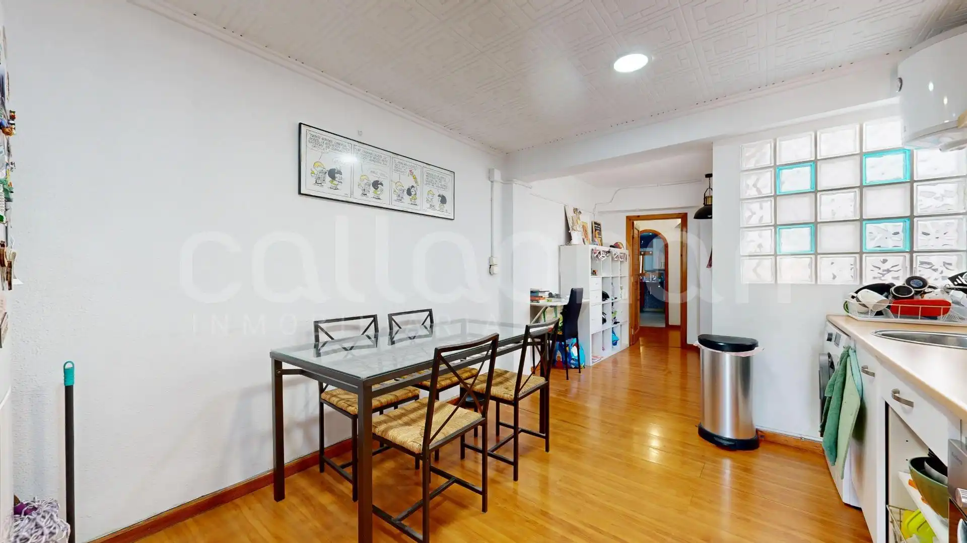 Esszimmer von Wohnung zum Verkauf in Rocafort mit Balkon
