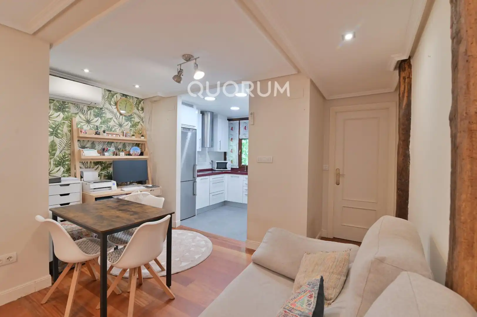 Sala de estar de Piso en venta en Bilbao  con Aire acondicionado, Calefacción y Balcón