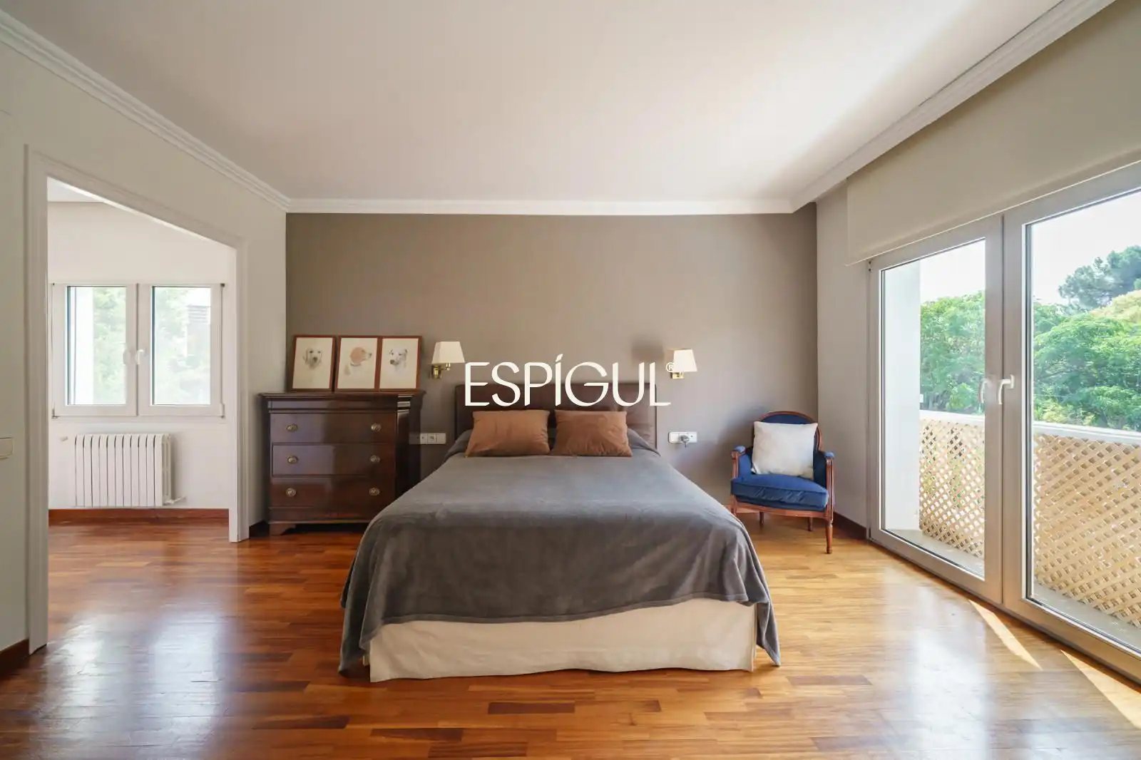 Bedroom of Houses for sale in Sant Cugat del Vallès  with Air Conditioner, Heating and Parquet flooring