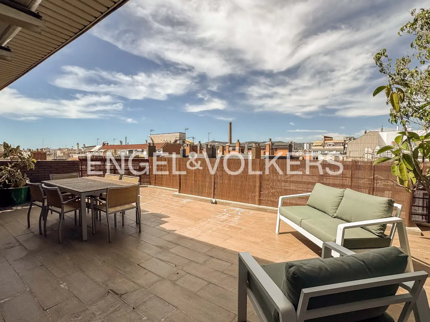 Terraza de Ático de alquiler en Barcelona con Aire acondicionado, Calefacción y Parquet
