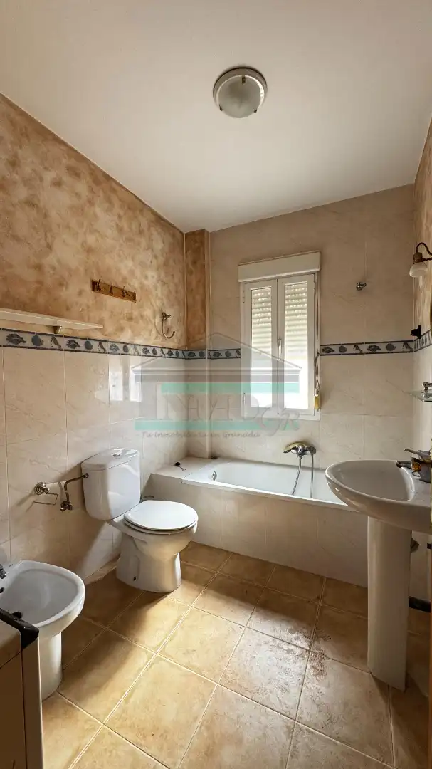 Baño de Casa o chalet en venta en Láchar con Jardín privado, Terraza y Piscina