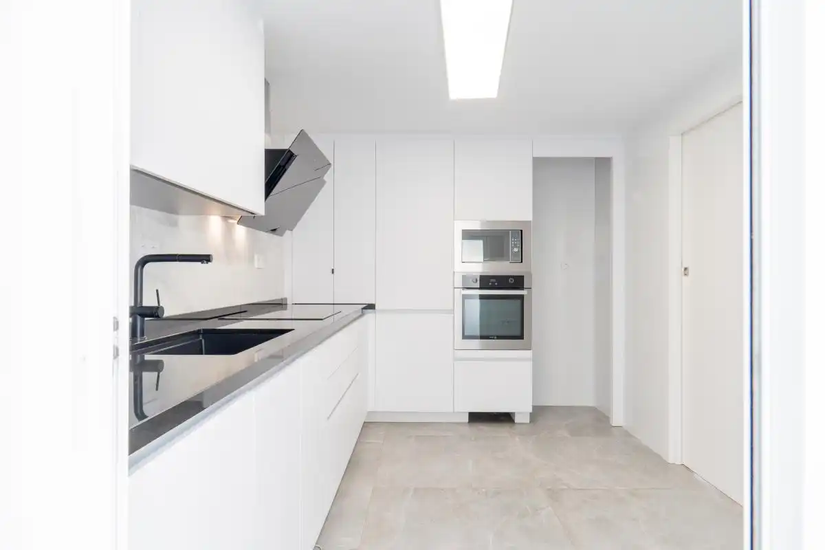 Cocina de Dúplex en venta en Rincón de la Victoria con Aire acondicionado, Calefacción y Jardín privado