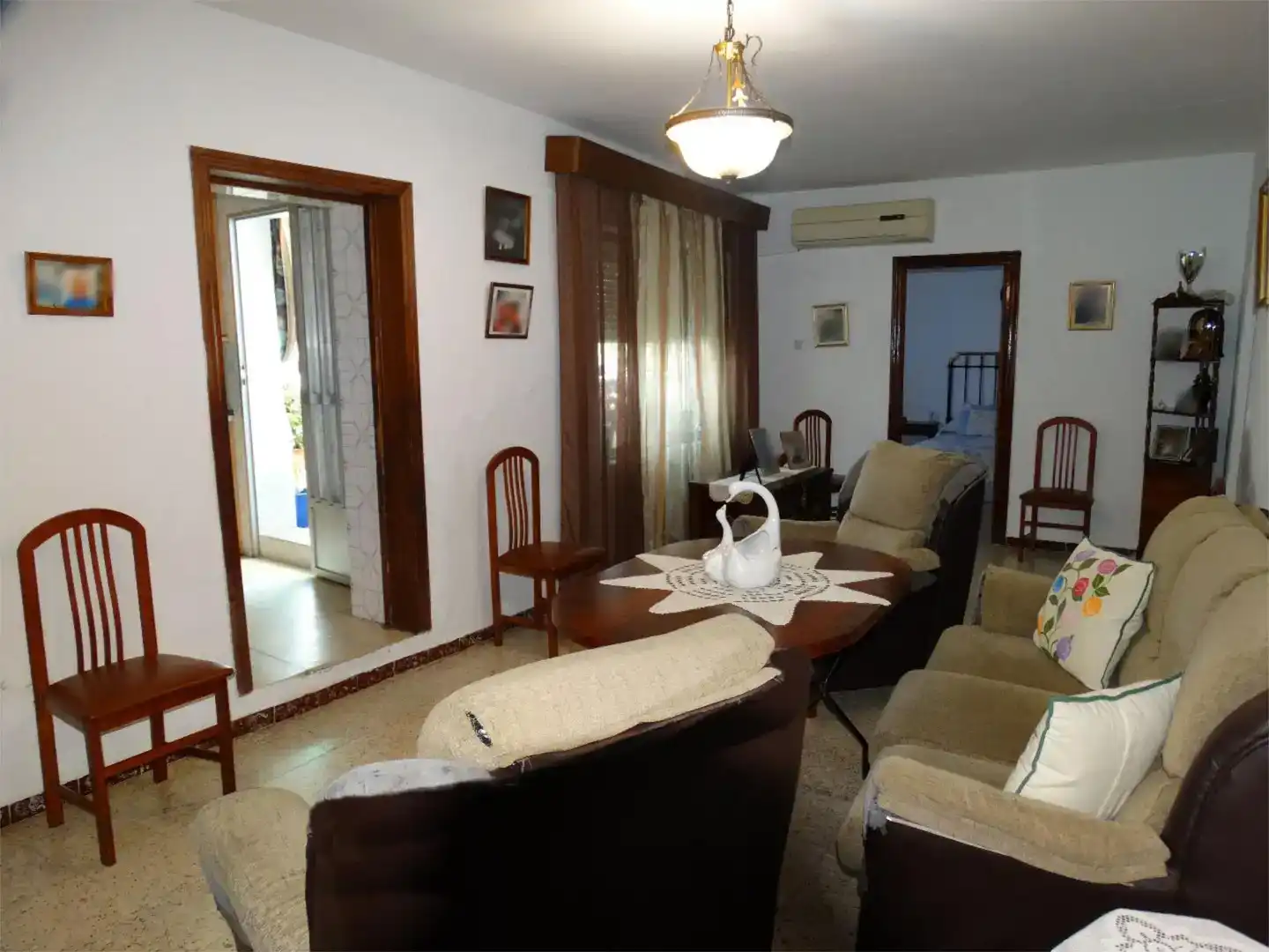 Sala d'estar de Casa adosada en venda en La Albuera