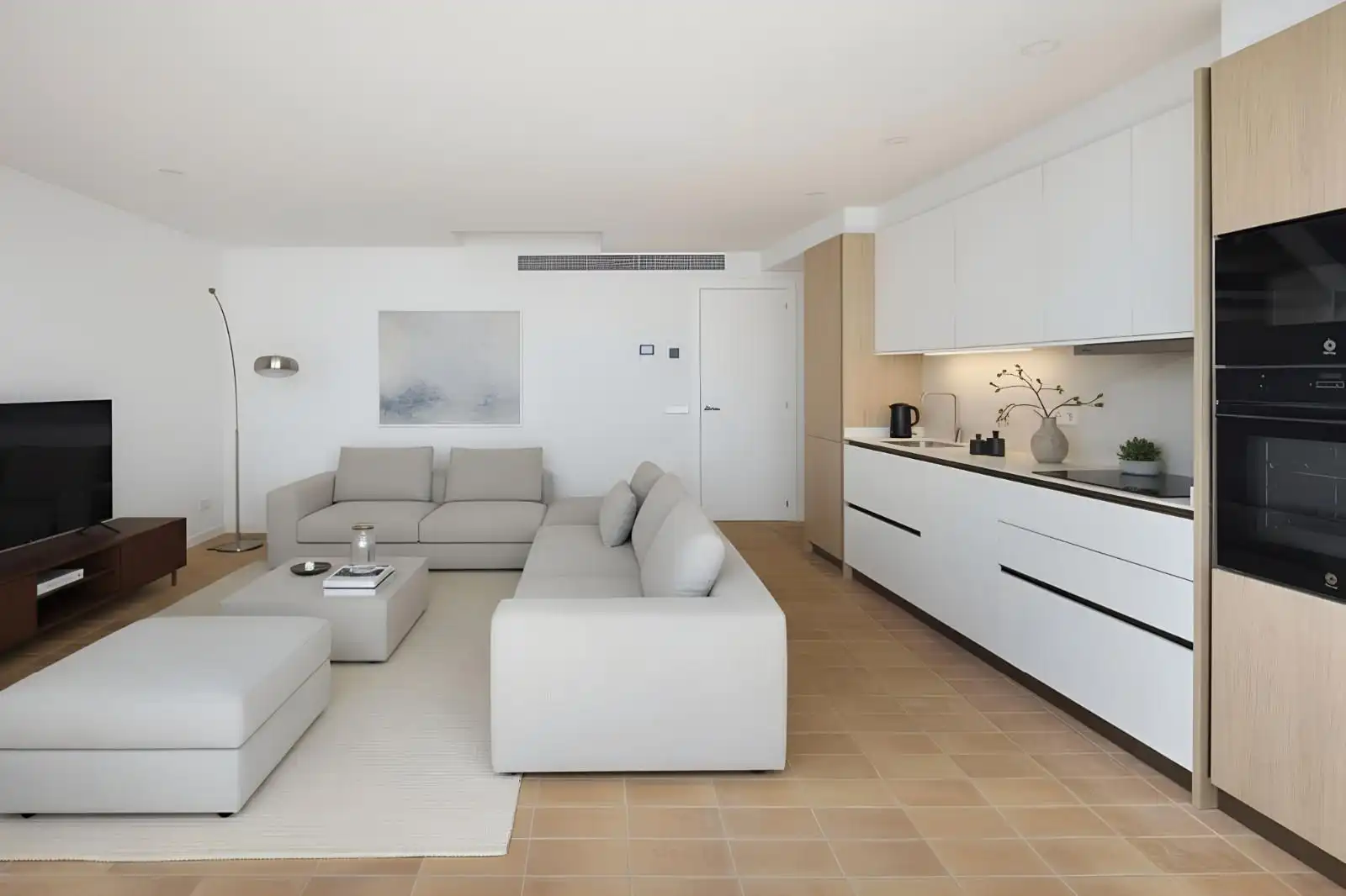 Sala de estar de Casa o chalet en venta en L'Escala con Aire acondicionado, Calefacción y Jardín privado
