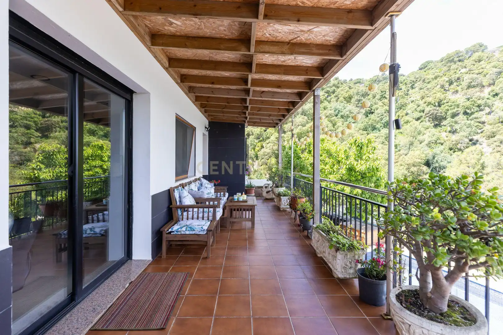 Terraza de Casa o chalet en venta en Palafolls con Aire acondicionado, Jardín privado y Piscina