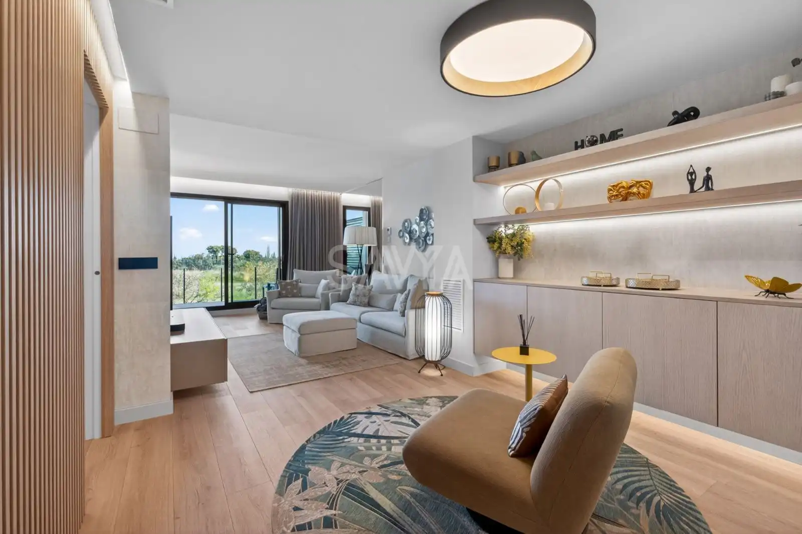 Sala de estar de Piso en venta en Sitges con Aire acondicionado, Calefacción y Terraza