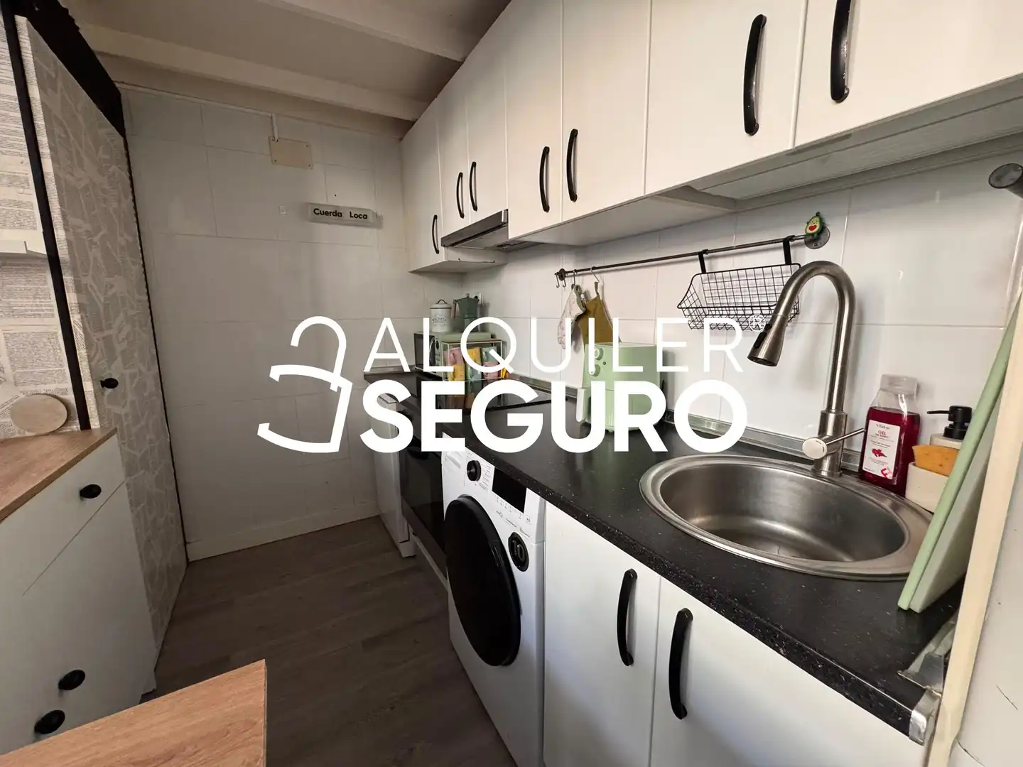 Küche von Loft zur Miete in Madrid mit Klimaanlage, Heizung und Möbliert